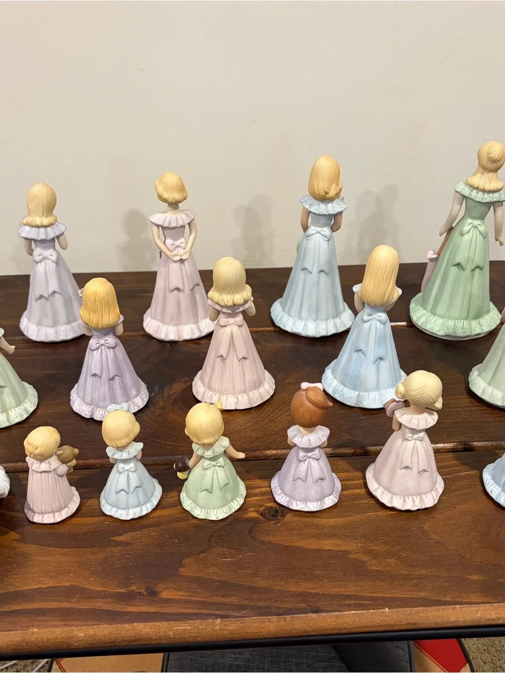 Lot of 16 Vintage Growing Up Birthday Girls Baby-15 Years Old Blonde/2 Brunette
